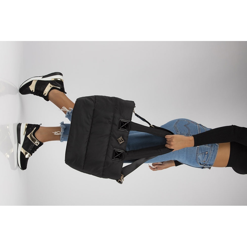 Ledersneakers Filippo DP3170 / 21 Go schwarz gold 1