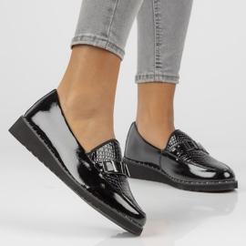 Ledermokassins Filippo DP1515 / 21 Bk L schwarz 1