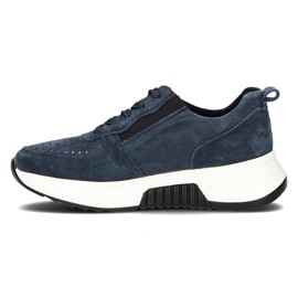 Filippo Lederturnschuhe DP3171 / 21 Nv marineblau navy blau 1