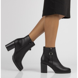 Schwarze Filippo DBT3077 / 21 Bk Stiefel 1