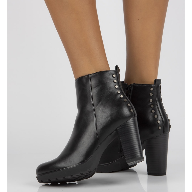 Schwarze Filippo DBT459 / 21 Bk Stiefel 1