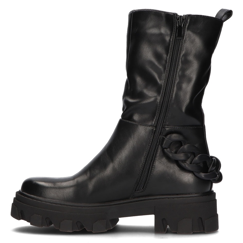 Filippo 1987-H23 schwarze Stiefel 1