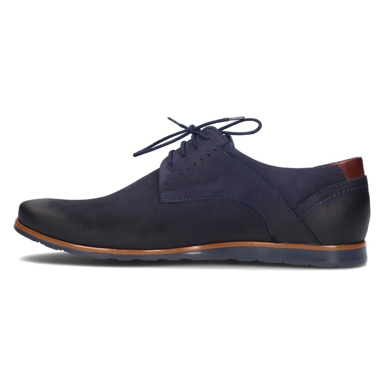 Lederschuhe Filippo 1757 marineblau 2