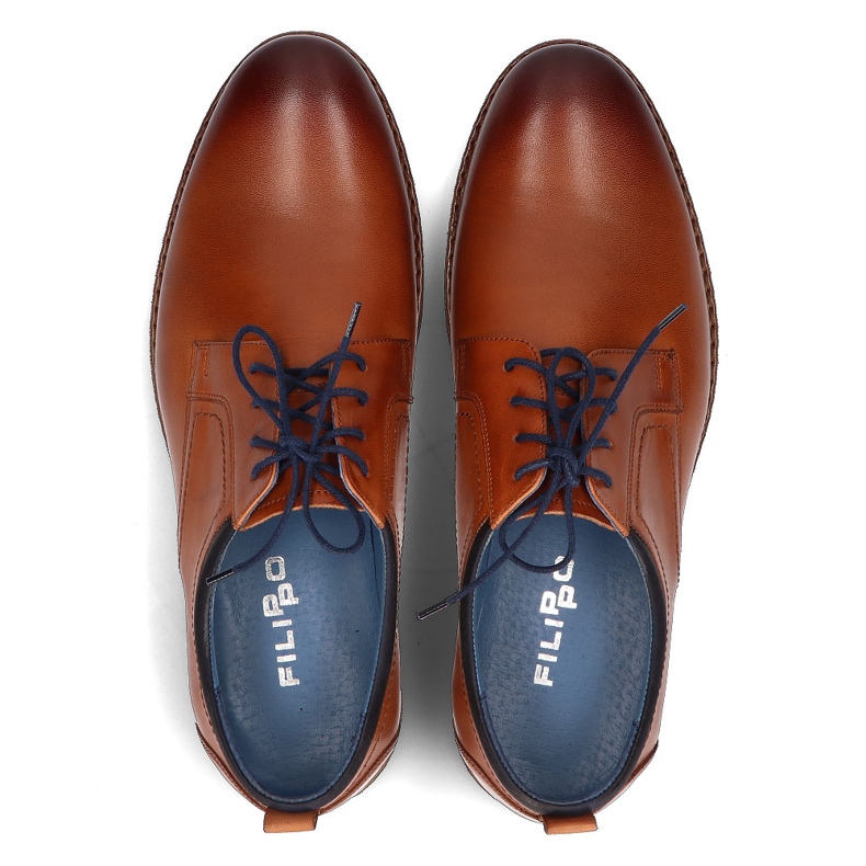 Lederschuhe Filippo 1726 braun 1