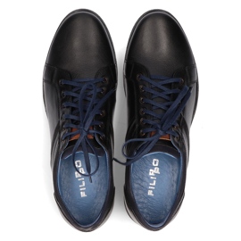 Lederschuhe Filippo 1703 schwarz 1