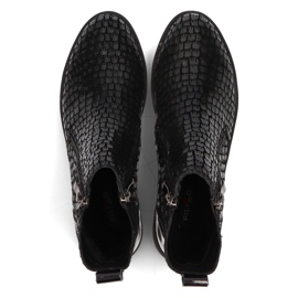 Schwarze Filippo DBT3208 / 21 Bk Stiefel 1