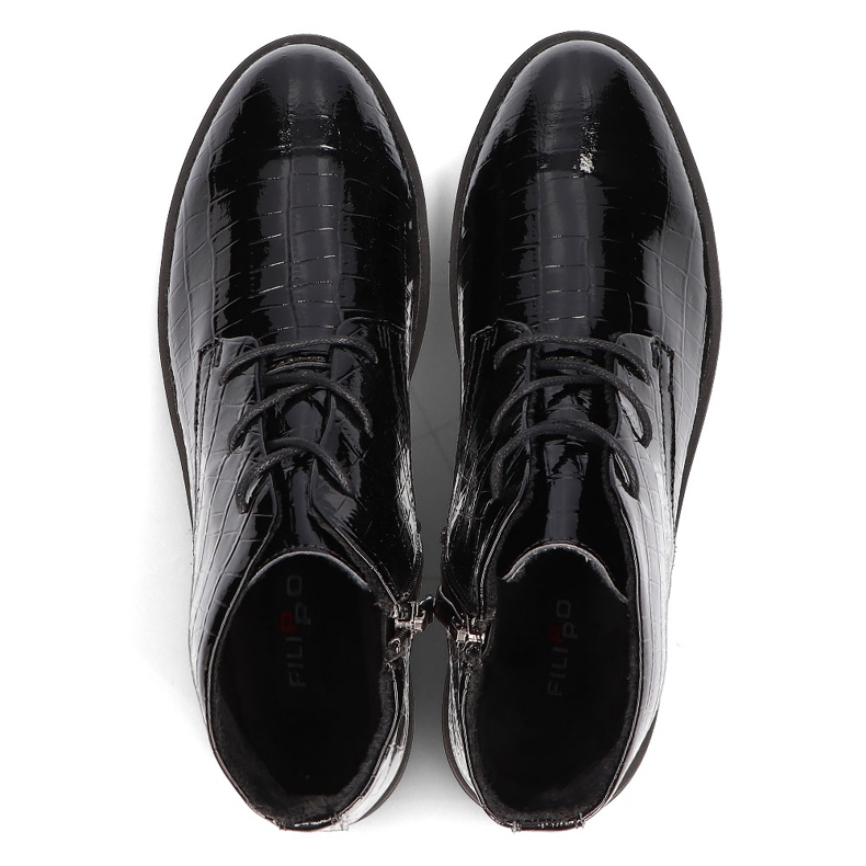 Schwarze Filippo DBT3207 / 21 Bk Stiefel 1