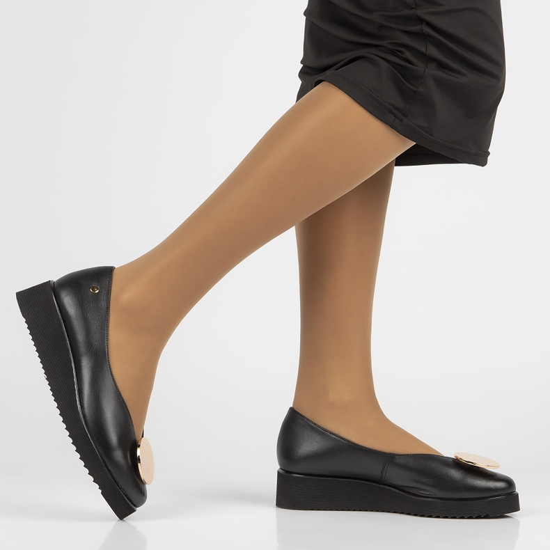 Lederschuhe Filippo 05315B schwarz 1