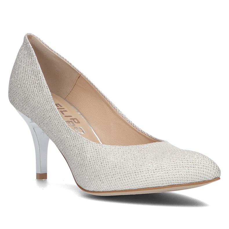 Lederpumps Filippo 2108 Silber 1