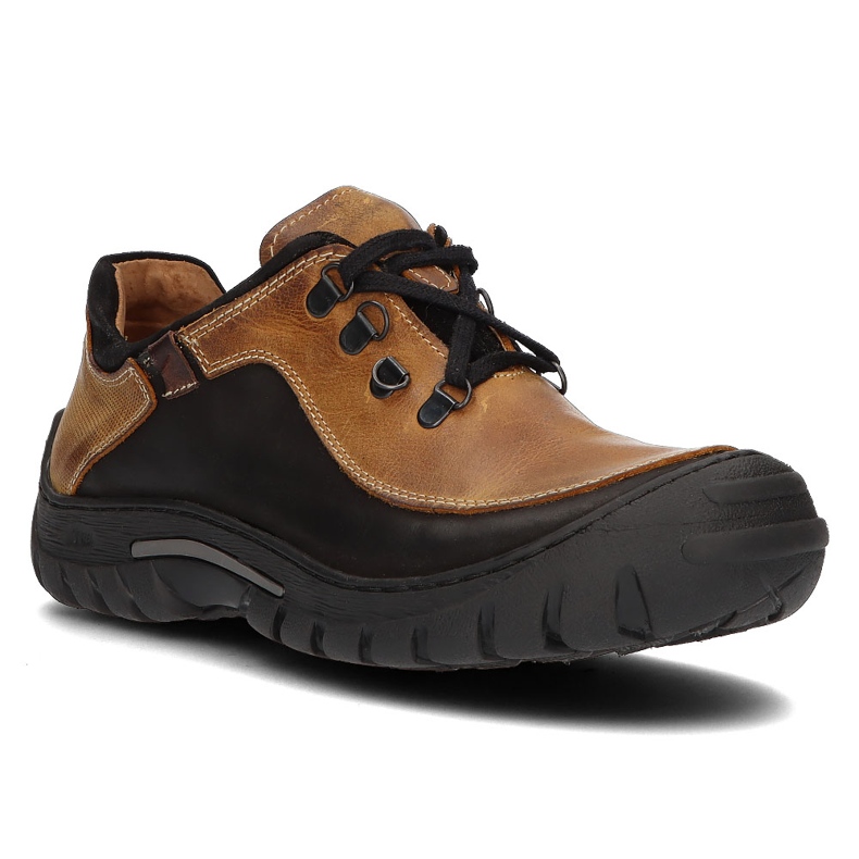 Lederschuhe Filippo 917 Senf braun 1