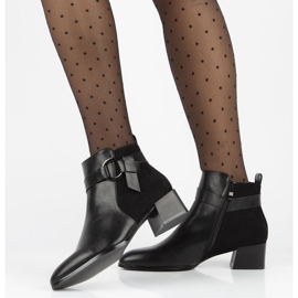 Schwarze Filippo DBT3013 / 21 Bk Stiefel 1