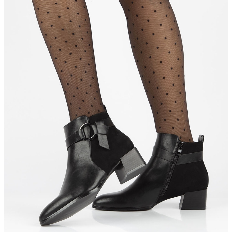 Schwarze Filippo DBT3013 / 21 Bk Stiefel 1