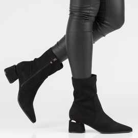 Schwarze Filippo DBT1542 / 21 Bk Stiefel 1