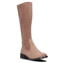 Filippo DKZ3120 / 21 Tp taupefarbene Stiefel braun 1