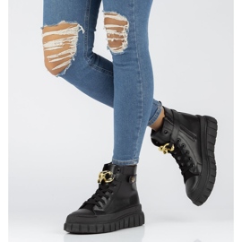 Schwarze Filippo V2001 Stiefel 1