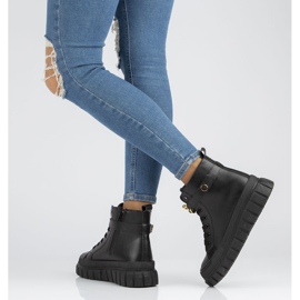 Schwarze Filippo V2001 Stiefel 2