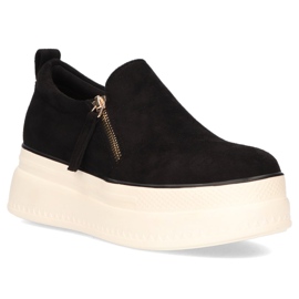 Schwarze Filippo HQ261 Schuhe 1