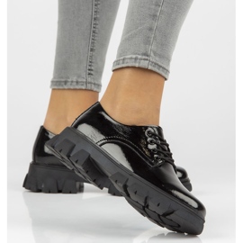 Lederschuhe Filippo DP3153 / 21 Bk schwarz 1