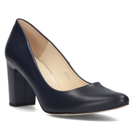 Lederpumps Filippo 2063 Marineblau 1