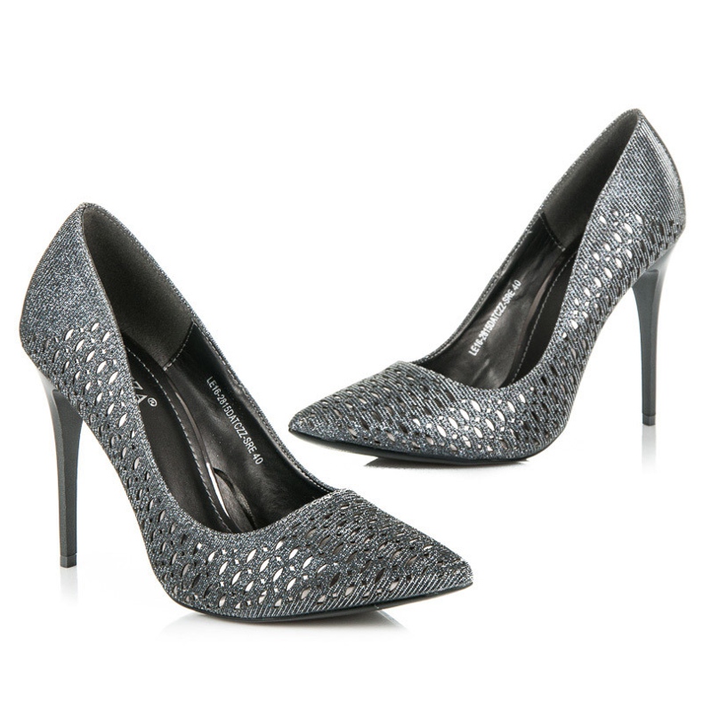 Vinceza Elegante Pumps grau 2