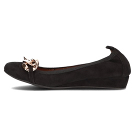 Leder Filippo 894 Ballerinas schwarz 2