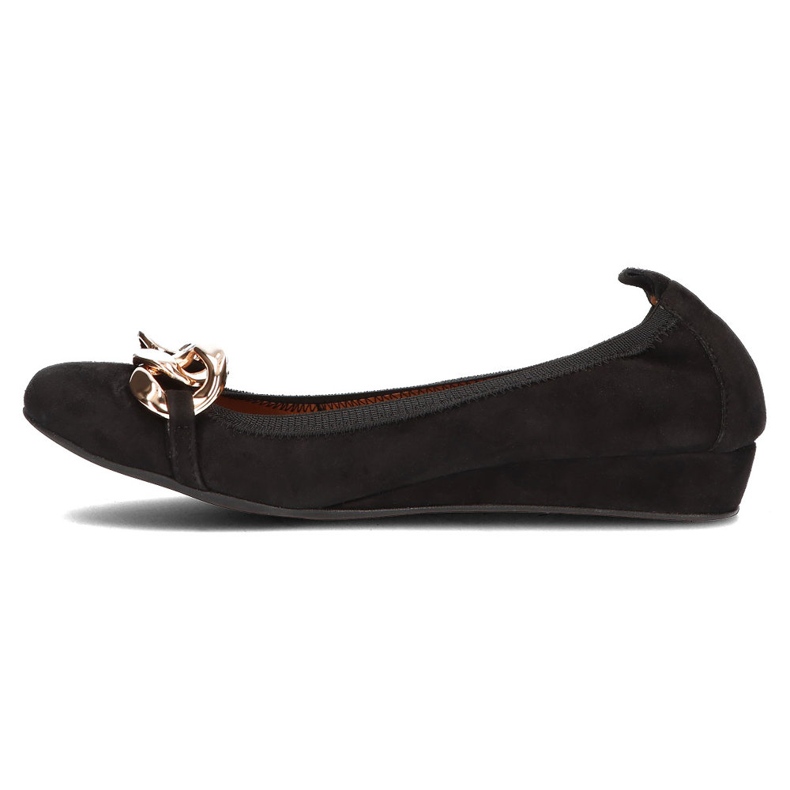Leder Filippo 894 Ballerinas schwarz 2