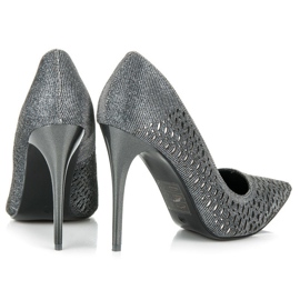 Vinceza Elegante Pumps grau 1