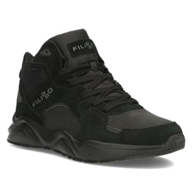 Leder Trekking Filippo MTR3089 / 21 Bk schwarz 1