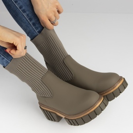 Grüne Filippo K996 Stiefel 1