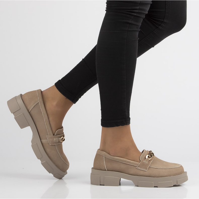 Lederschuhe Filippo DP3221 / 22 Beige sein 1