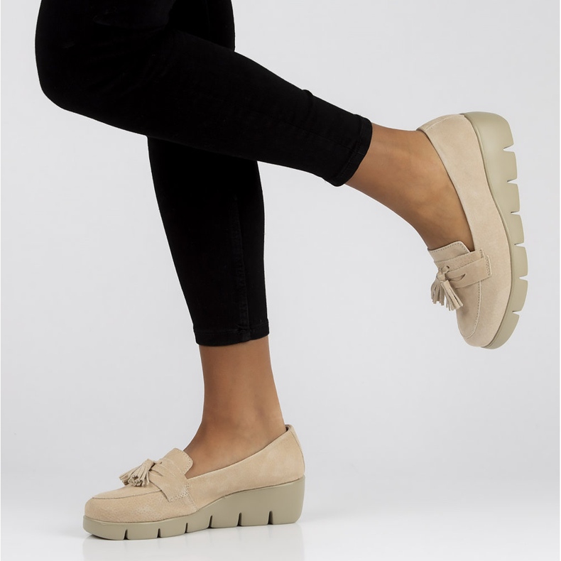 Lederschuhe Filippo DP3162 / 22 Beige sein 1