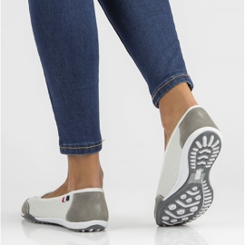 Lederschuhe Filippo DP142 / 22 Wh Gr weiß-grau 2