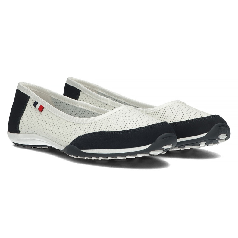 Lederschuhe Filippo DP142 / 22 Wh Nv weiß und marineblau 1