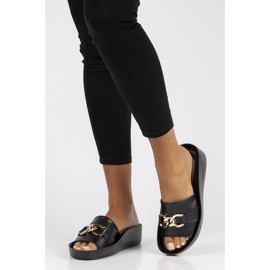 Lederhausschuhe Filippo DK3590 / 22 Bk schwarz 1