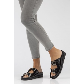 Lederhausschuhe Filippo DK3599 / 22 Bk schwarz 1