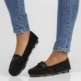 Lederhalbschuhe Filippo DP1202 / 22 schwarz 2