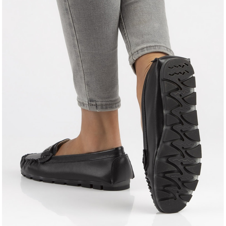 Ledermokassins Filippo DP3629 / 22 Bk schwarz 1