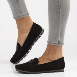 Ledermokassins Filippo DP3630 / 22 Bk schwarz 1