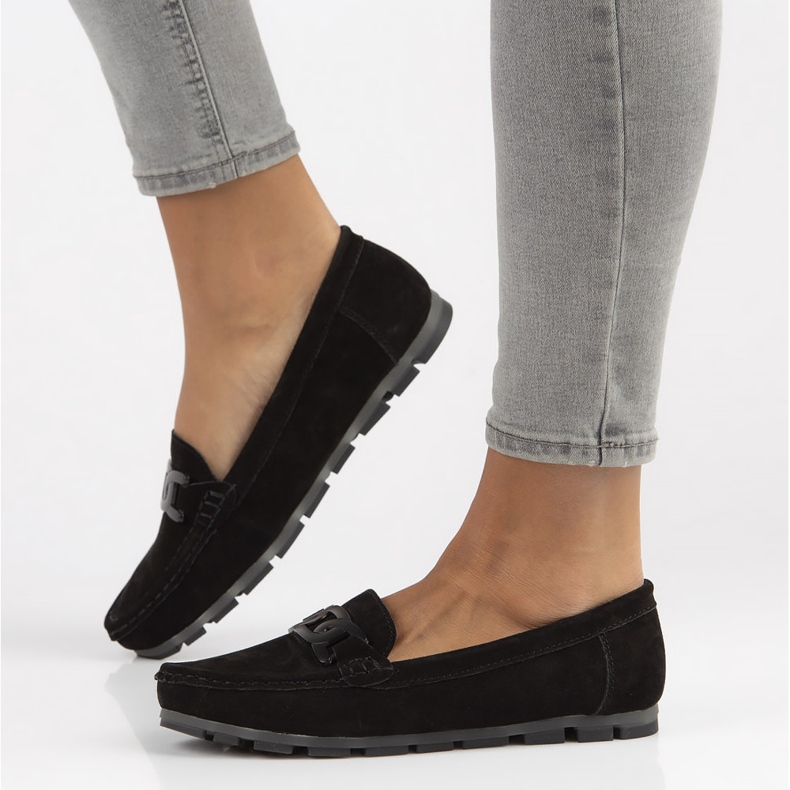 Ledermokassins Filippo DP3630 / 22 Bk schwarz 1