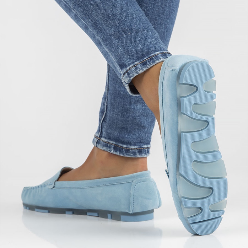 Lederhalbschuhe Filippo DP2037 / 22 Bl blau 2