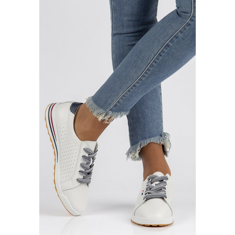 Lederschuhe Filippo DP3509 / 22 Wh weiß 2