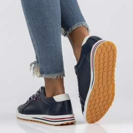 Lederschuhe Filippo DP3509 / 22 Nv marineblau navy blau 2