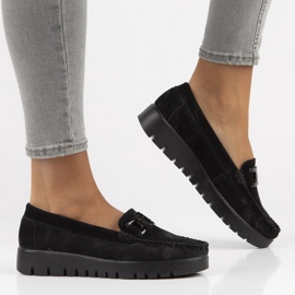 Ledermokassins Filippo DP3334 / 22 Bk schwarz 2