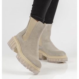 Graue Filippo 30328 Wildlederstiefel 1