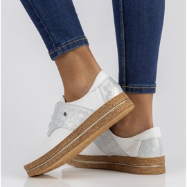 Lederschuhe Filippo 10123 weiß 1