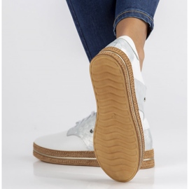 Lederschuhe Filippo 10123 weiß 2