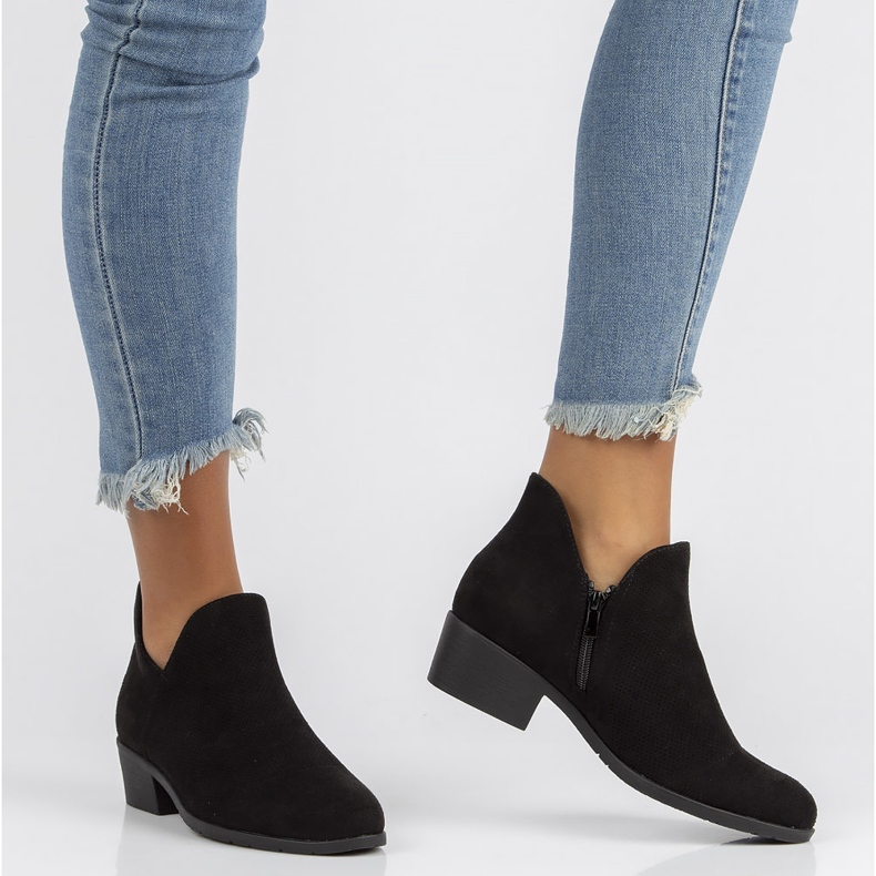 Schwarze Filippo DBT3673 / 22 Bk Stiefel 2