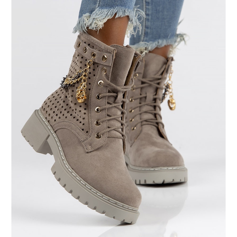 Filippo DBT3677 / 22 Gr graue Stiefel 2