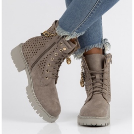 Filippo DBT3677 / 22 Gr graue Stiefel 1