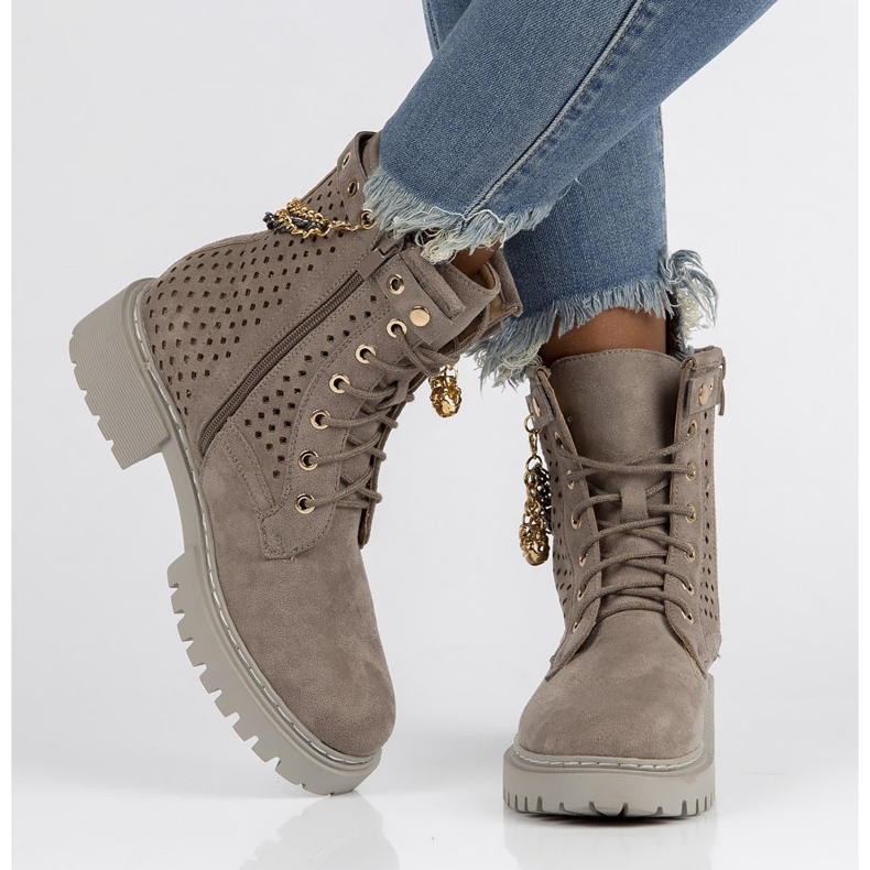 Filippo DBT3677 / 22 Gr graue Stiefel 1